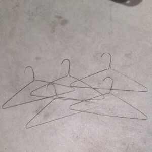 Metal Wire Hangers Set Of 5
